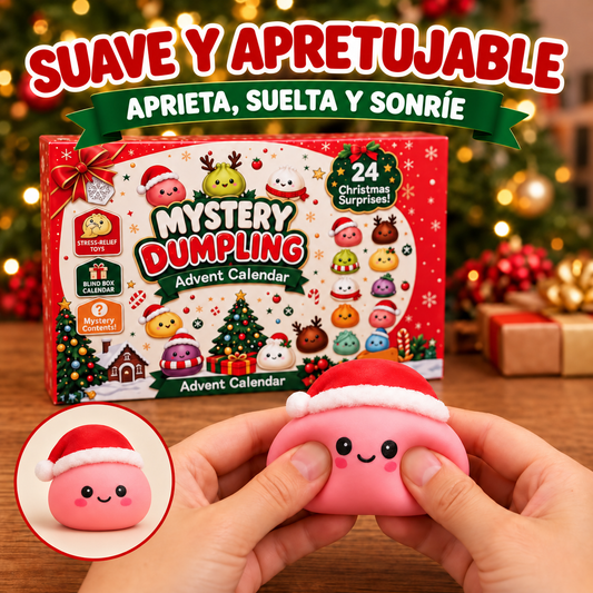 Calendario de Adviento Mystery Dumpling – 24 Squishies Sorpresa